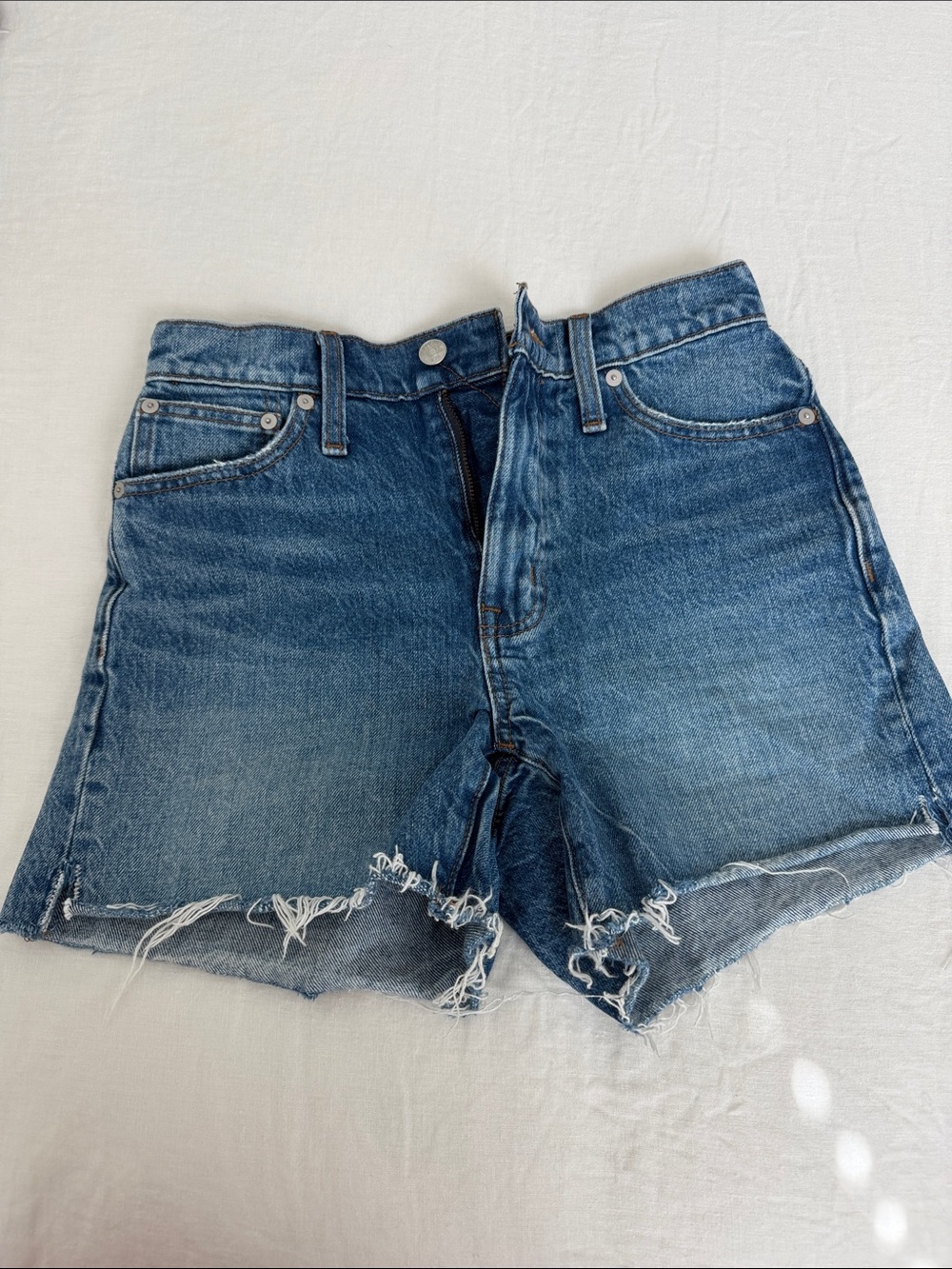 Madewell Relaxed Mid-Length Denim Shorts